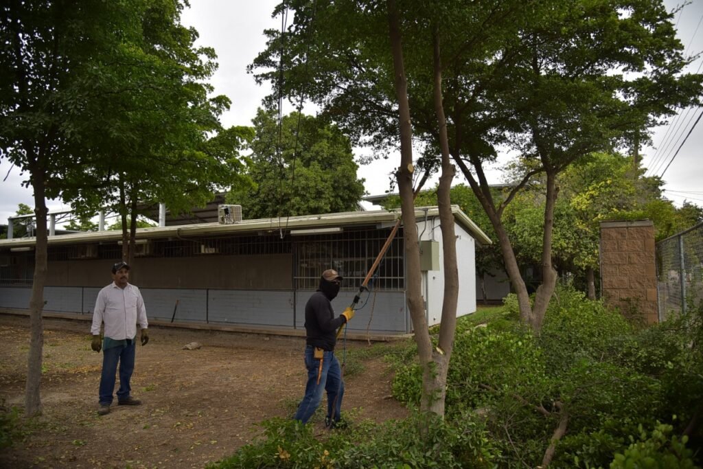 CONTINÚA LIMPIEZA EN ESCUELAS POR PARTE DE LA SUBDIRECCIÓN DE EDUCACIÓN