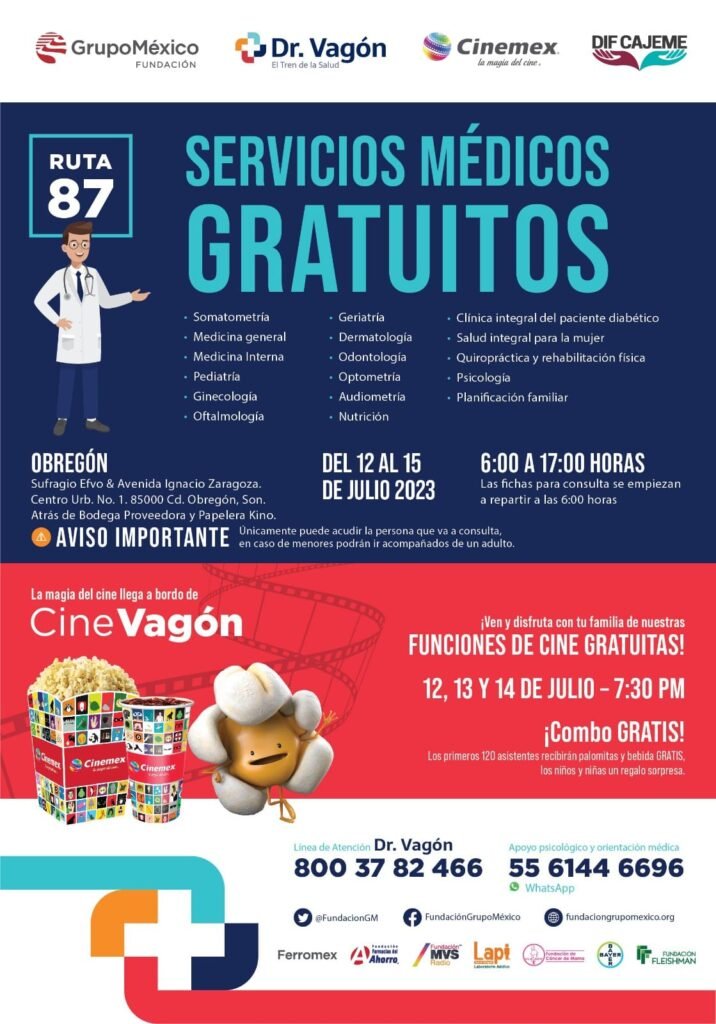 #Enteráte | Llegará Dr. Vagón, el tren de la salud a #Cajeme