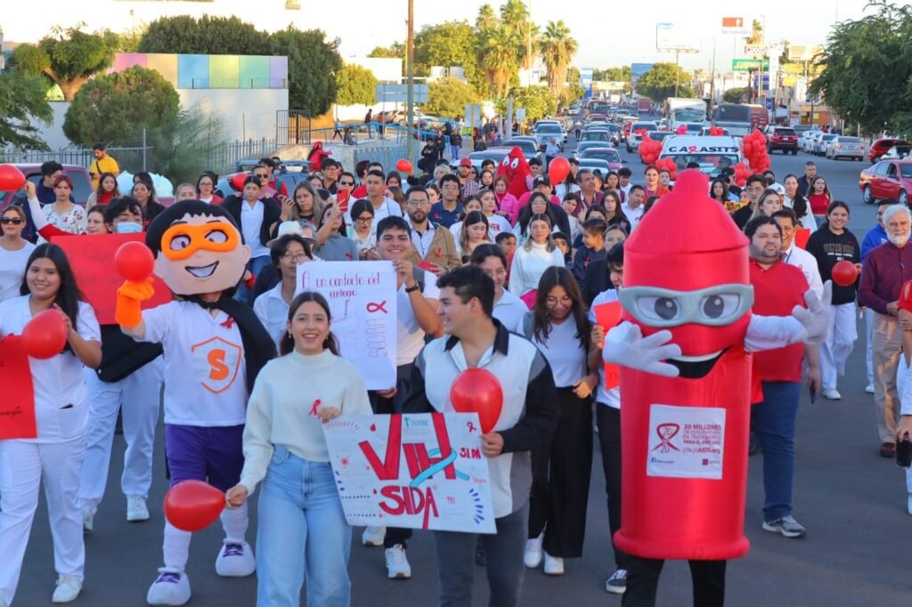 #PorSiTeLoPerdiste | Realizan marcha de concientización por el Día Internacional de la Lucha contra el Sida