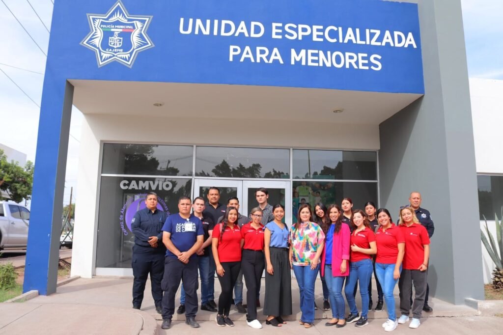 #Cajeme |Visitan alumnas y alumnos edificio de la Corporación Policial