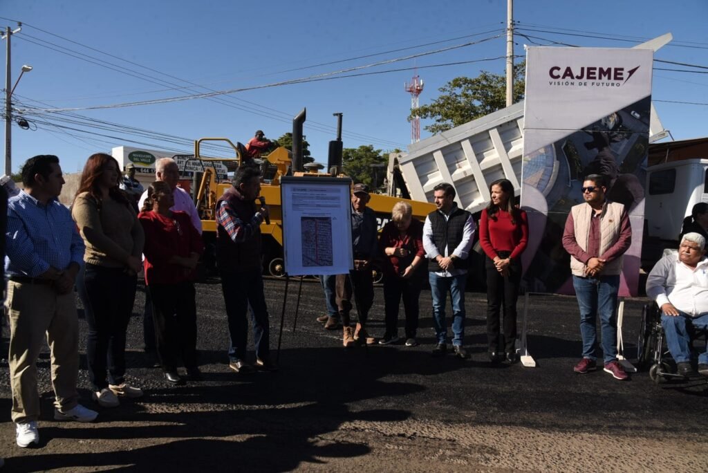 #PorSiTeLoPerdiste | Da banderazo Lamarque Cano a obra de pavimentación en calle Providencia