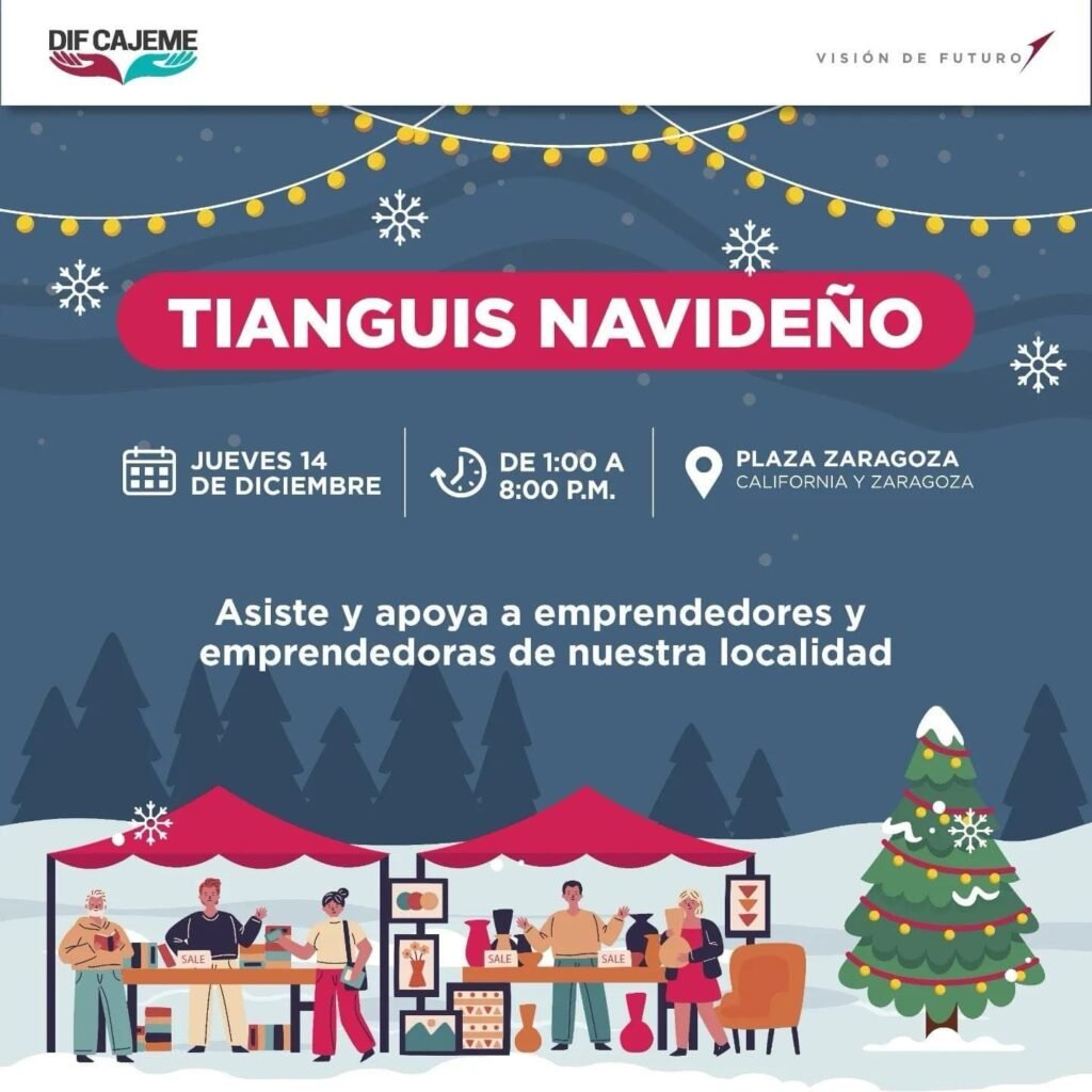 #Enteráte| DIF Cajeme invita a Tianguis Navideño 2023